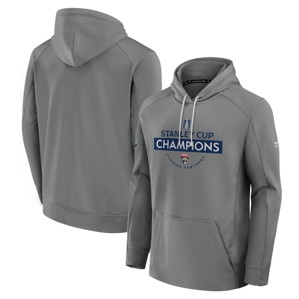 Florida Panthers Fanatics 2025 Stanley Cup Champions Fleece Pullover Hoodie Plus